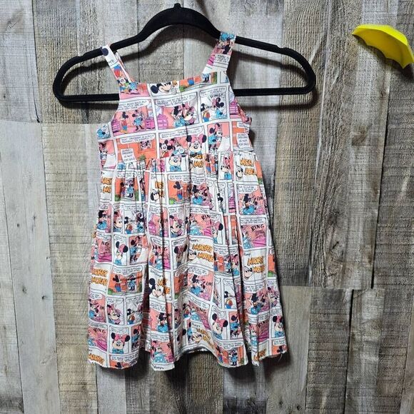 Disney x Pippa & Julie Mickey and Minnie Cartoon Comic Strip Dress - Picture 3 of 6
